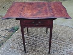 1770 Antique Pembroke Table 35½w max 18½w down 27d 27h _11.JPG